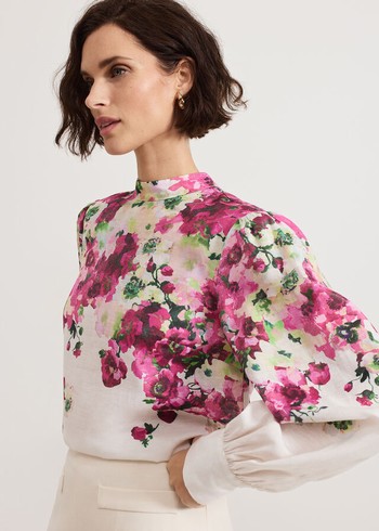 Phase Eight Winnie Floral Shirts Multicolor Australia | BR3675410